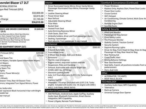 Used 2020 Chevrolet Blazer LT image 3