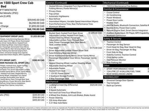 Used 2019 RAM 1500 Sport w/ Level 2 Equipment Group image 32
