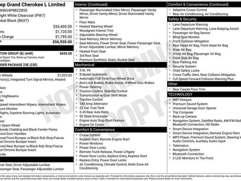 Certified 2023 Jeep Grand Cherokee L Limited w/ Trailer Tow Group (B) AWD/4WD image 38
