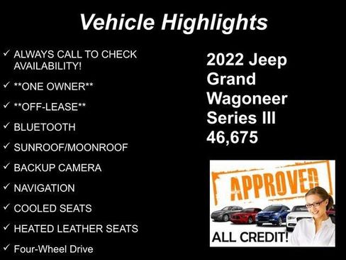 Used 2022 Jeep Grand Wagoneer Series III w/ Flexible Seating Group AWD/4WD image 10