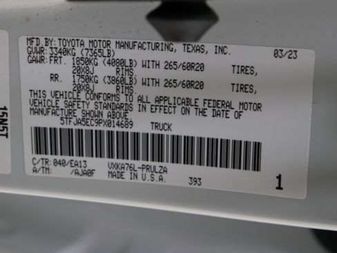 Used 2023 Toyota Tundra Limited image 45