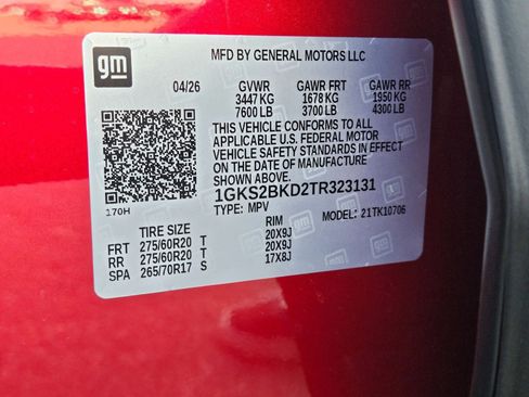 New 2026 GMC Yukon Elevation w/ Elevation Premium Package AWD/4WD image 36