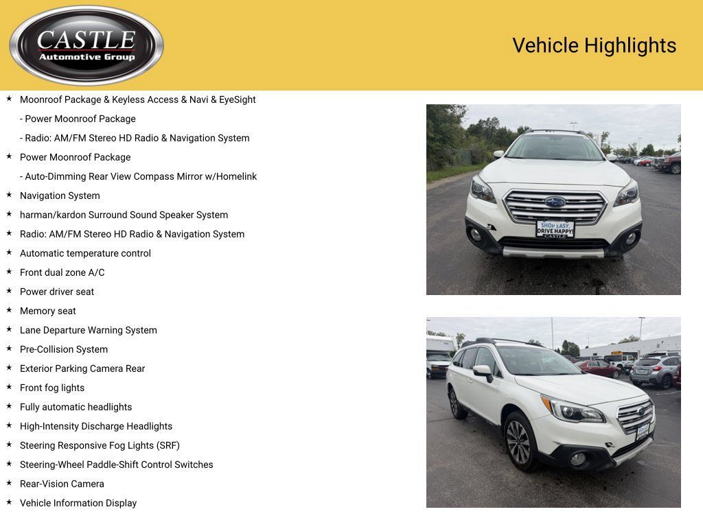 Used 2015 Subaru Outback 3.6R Limited AWD/4WD image 4