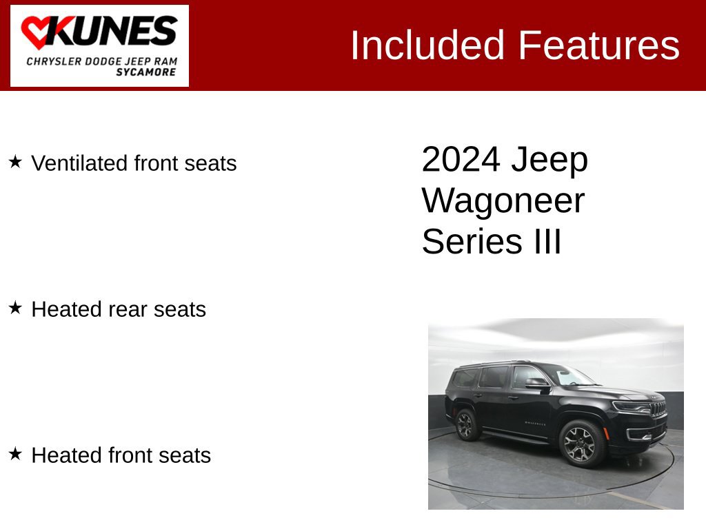 Used 2024 Jeep Wagoneer Series III AWD/4WD image 4