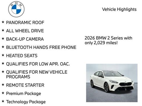 Used 2026 BMW 228i xDrive w/ Technology Package image 9