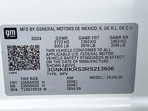Used 2024 Chevrolet Blazer RS w/ Driver Confidence II Package AWD/4WD image 33