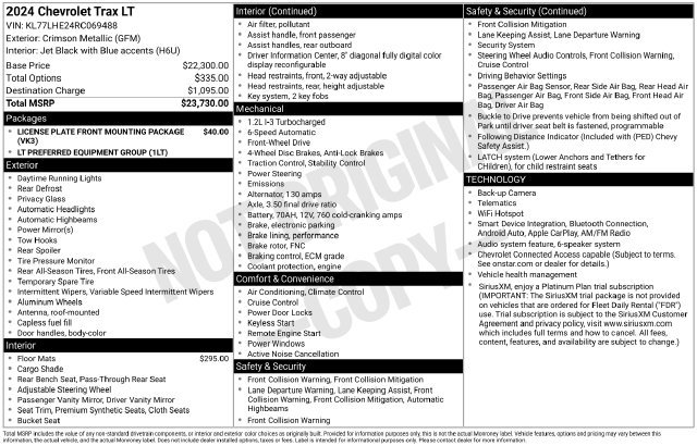 Used 2024 Chevrolet Trax LT FWD image 6