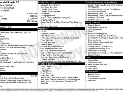 Certified 2025 Hyundai Sonata SE image 5