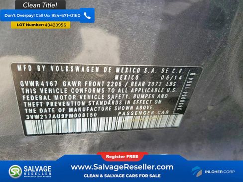 Used 2015 Volkswagen Golf 4-Door image 17