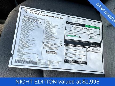 New 2025 RAM 2500 Big Horn AWD/4WD image 5