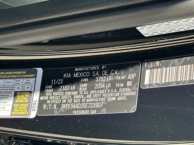 Certified 2024 Kia Forte GT-Line w/ GT-Line Premium Package FWD image 39