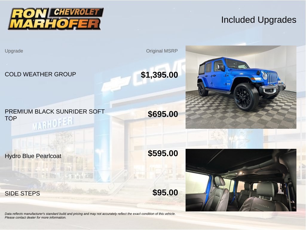 Used 2023 Jeep Wrangler Unlimited Sahara w/ Cold Weather Group AWD/4WD image 6