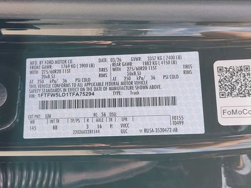 New 2026 Ford F150 Lariat image 13