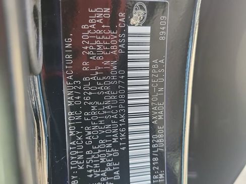 Certified 2023 Toyota Camry XSE image 37