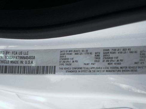 Used 2022 RAM 1500 Limited w/ Body Color Bumper Group image 55