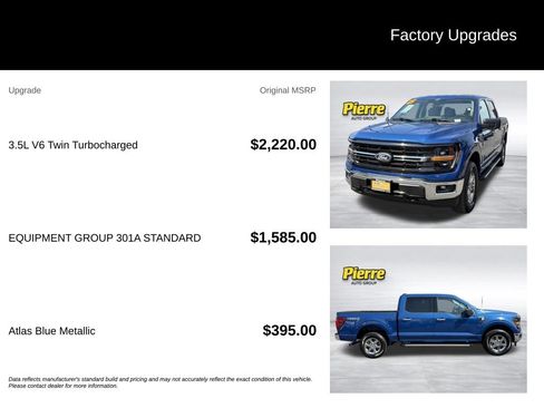 Certified 2025 Ford F150 XLT w/ Equipment Group 301A Standard AWD/4WD image 13