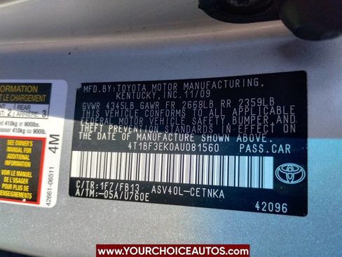 Used 2010 Toyota Camry LE image 34