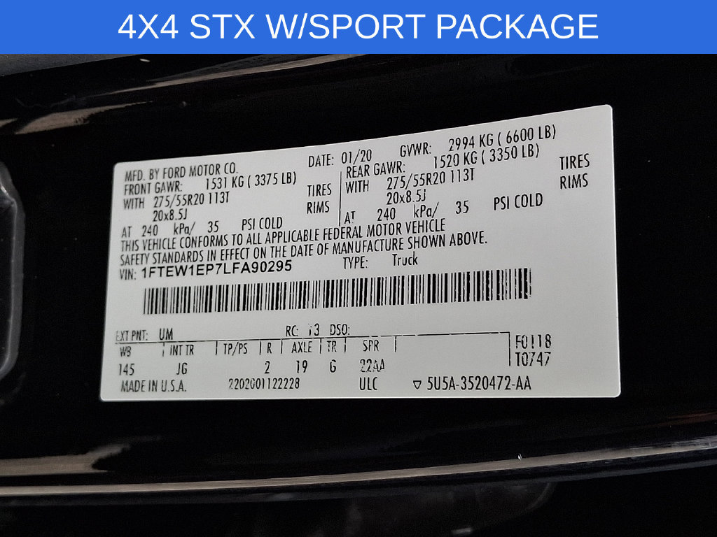 Used 2020 Ford F150 XL w/ Equipment Group 101A Mid AWD/4WD image 27