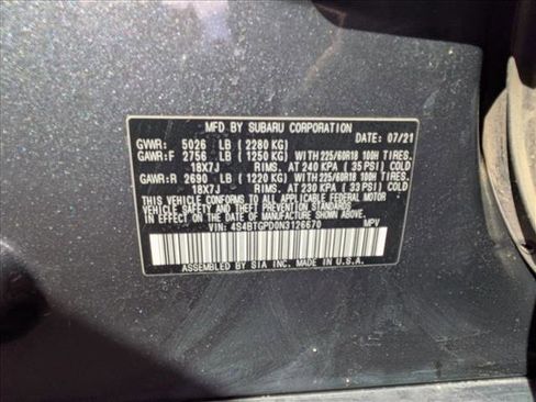 Used 2022 Subaru Outback Touring XT image 23