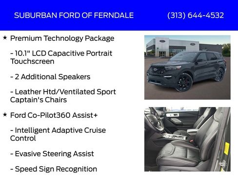 Used 2022 Ford Explorer ST w/ Equipment Group 401A image 9