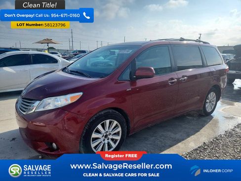 Used 2017 Toyota Sienna XLE Premium AWD/4WD image 1