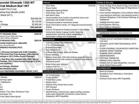 New 2026 Chevrolet Silverado 1500 W/T w/ WT Safety Package image 4