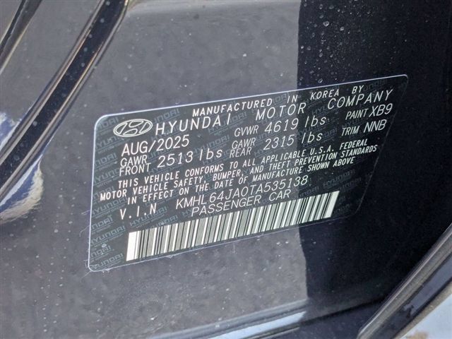Certified 2026 Hyundai Sonata SEL AWD/4WD image 12