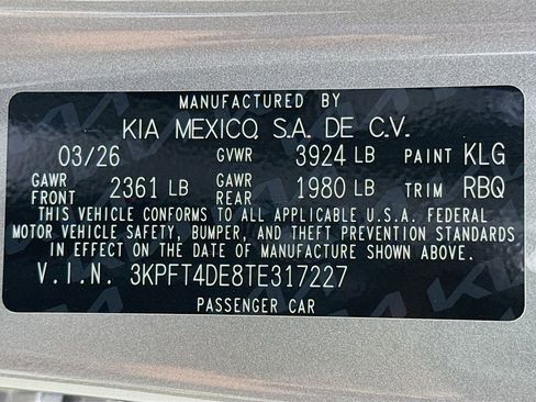 New 2026 Kia K4 LXS FWD image 36