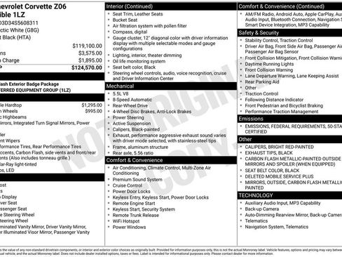 Used 2025 Chevrolet Corvette Z06 image 2