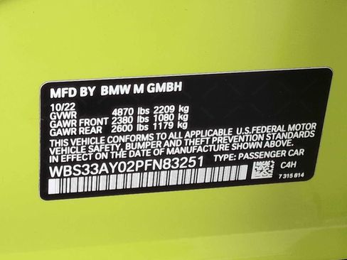 Used 2023 BMW M3 Competition image 36