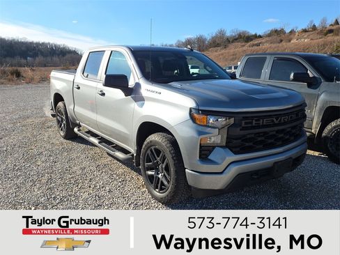 Certified 2025 Chevrolet Silverado 1500 Custom w/ Turbomax Blackout Package image 1