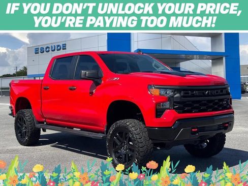 Used 2025 Chevrolet Silverado 1500 Custom Trail Boss AWD/4WD image 1