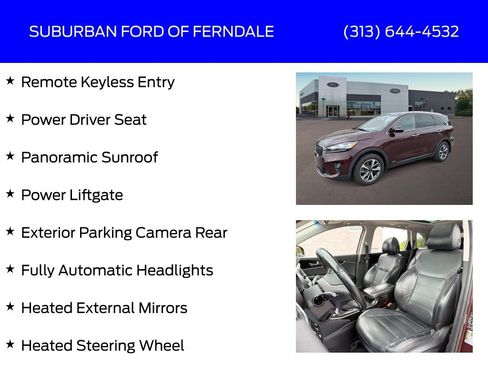 Used 2019 Kia Sorento EX w/ EX Touring Package AWD/4WD image 13