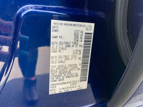 Used 2022 Nissan Frontier PRO-4X w/ Pro-4X Premium Package image 25