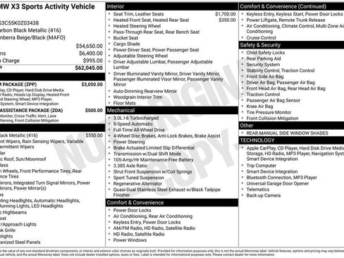 Used 2019 BMW X3 M40i w/ Premium Package image 32