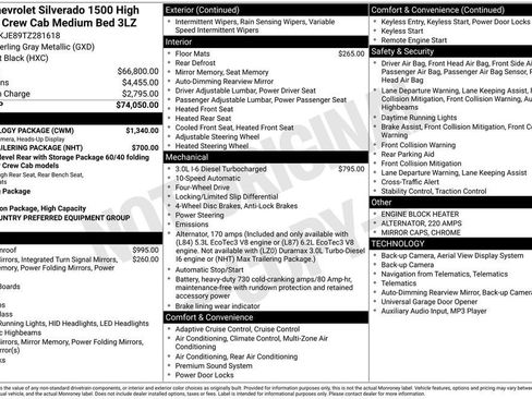 New 2026 Chevrolet Silverado 1500 High Country w/ Technology Package image 25