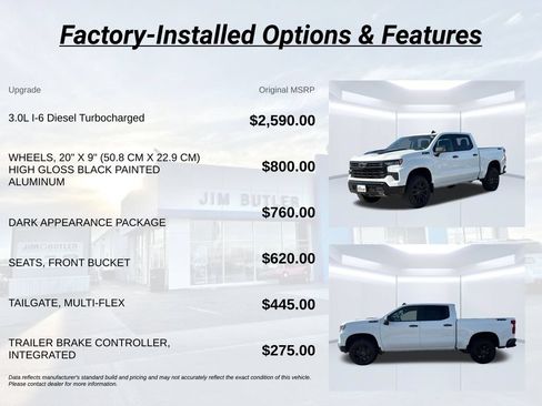 Used 2024 Chevrolet Silverado 1500 LT Trail Boss w/ Dark Appearance Package AWD/4WD image 3