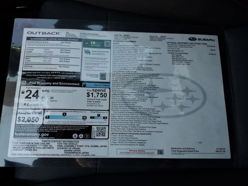 New 2026 Subaru Outback Touring XT image 40