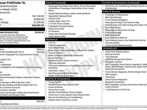 Used 2023 Nissan Pathfinder SL w/ SL Premium Package FWD image 7
