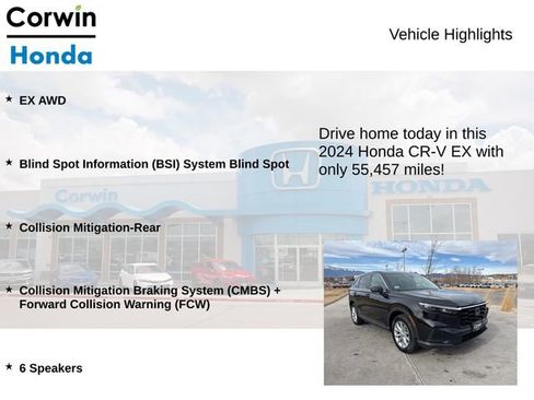 Used 2024 Honda CR-V EX image 6