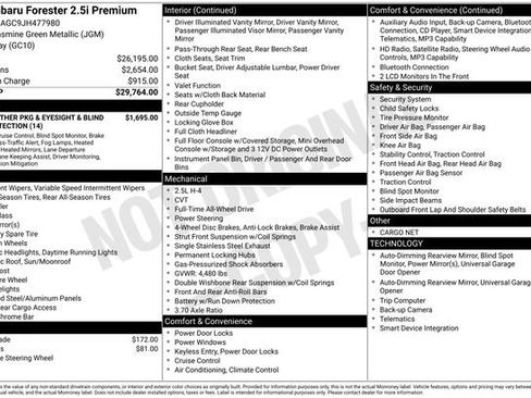 Used 2018 Subaru Forester 2.5i Premium image 15