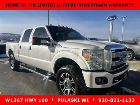 Used 2015 Ford F250 Platinum w/ Snow Plow Prep Package AWD/4WD image 3