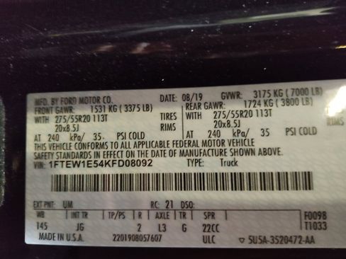 Used 2019 Ford F150 XL w/ Equipment Group 101A Mid image 33