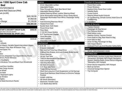 Used 2015 RAM 1500 Sport w/ Remote Start & Security Group image 36
