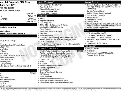 Used 2022 Chevrolet Colorado ZR2 AWD/4WD image 7