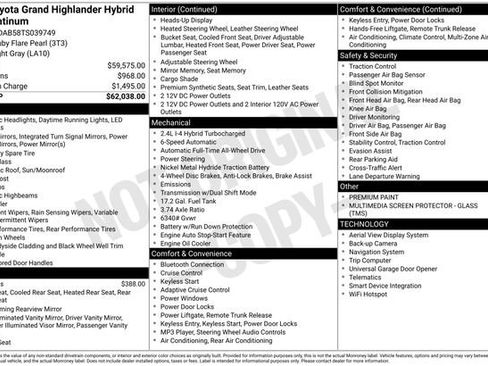 New 2026 Toyota Grand Highlander AWD Hybrid image 4