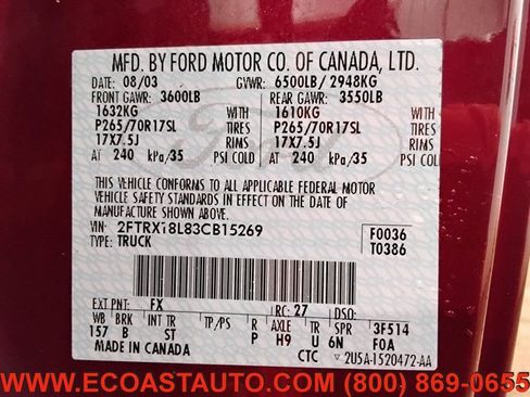 Used 2003 Ford F150 Lariat image 22