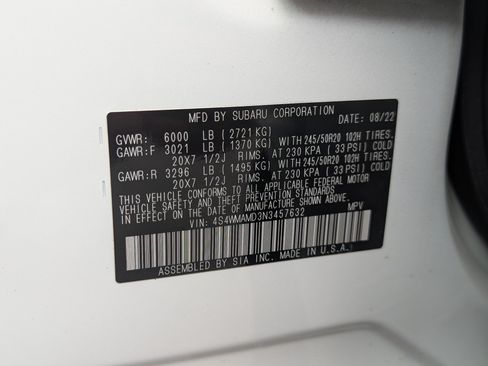 Used 2022 Subaru Ascent Limited AWD/4WD image 37