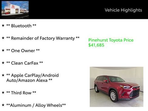 Certified 2024 Toyota Grand Highlander XLE image 7