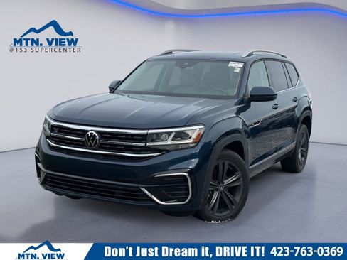 Used 2022 Volkswagen Atlas SEL R-Line AWD/4WD image 1